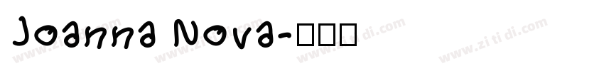 Joanna Nova字体转换